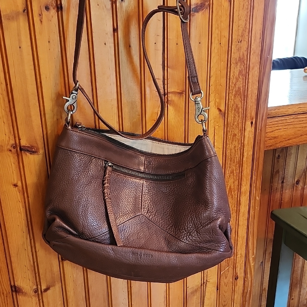 Brown Leather Shoulder Bag